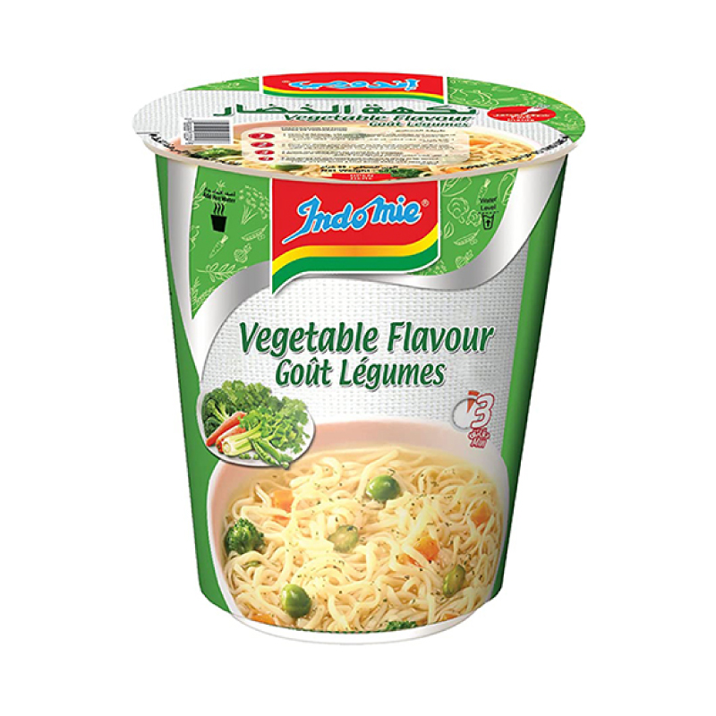 INDOMIE CUP NOODLES VEGETABLE 60GM