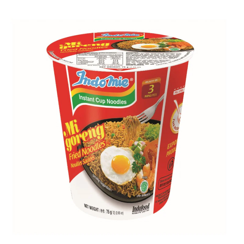 INDOMIE CUP NOODLES FRIED 75GM