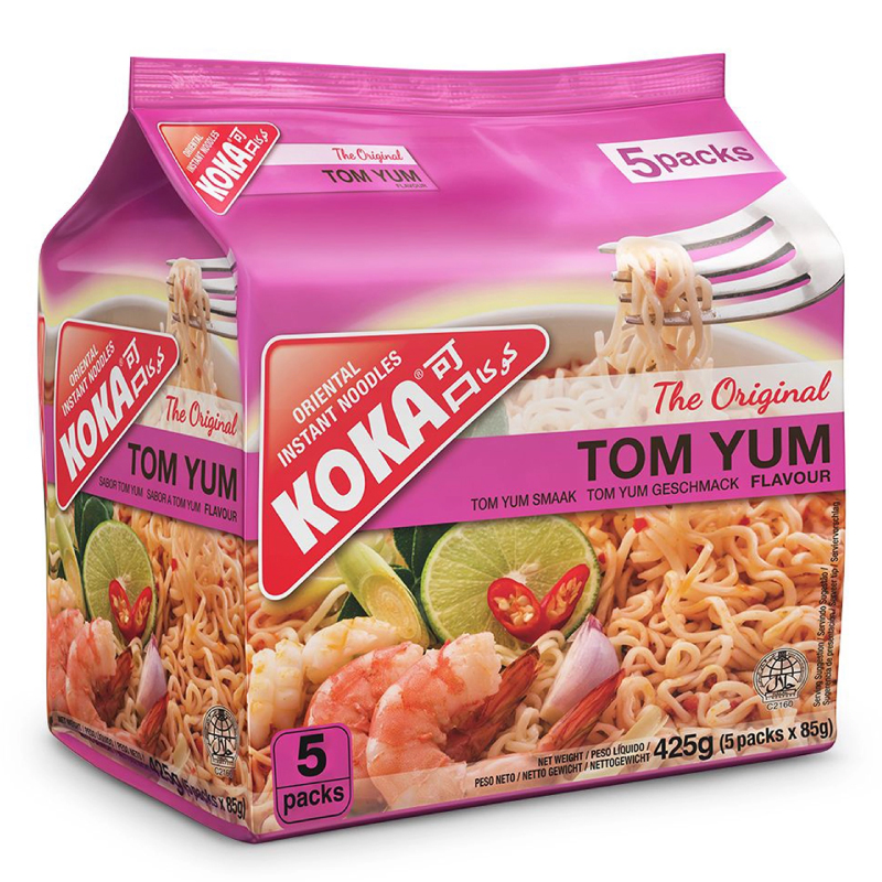 KOKO NOODLES TOM YUM 5X85GM