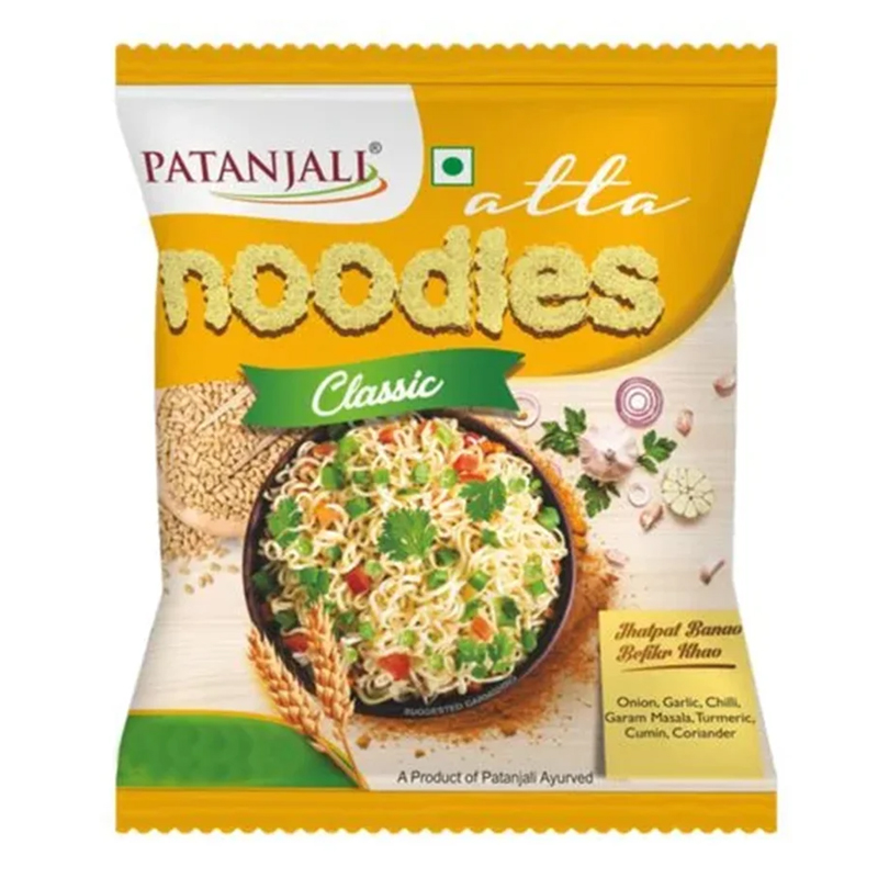 PATANJALI ATTA NOODLES CLASSIC 60GM