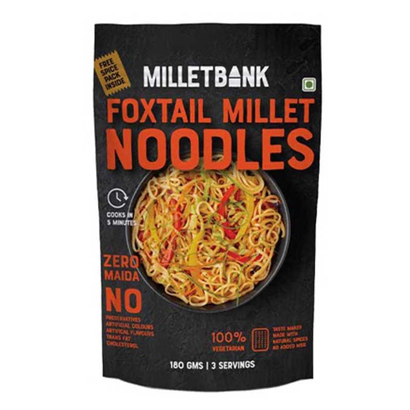 MILLET BANK FOXTAILMILLET HAKKA NOODLES 180GM