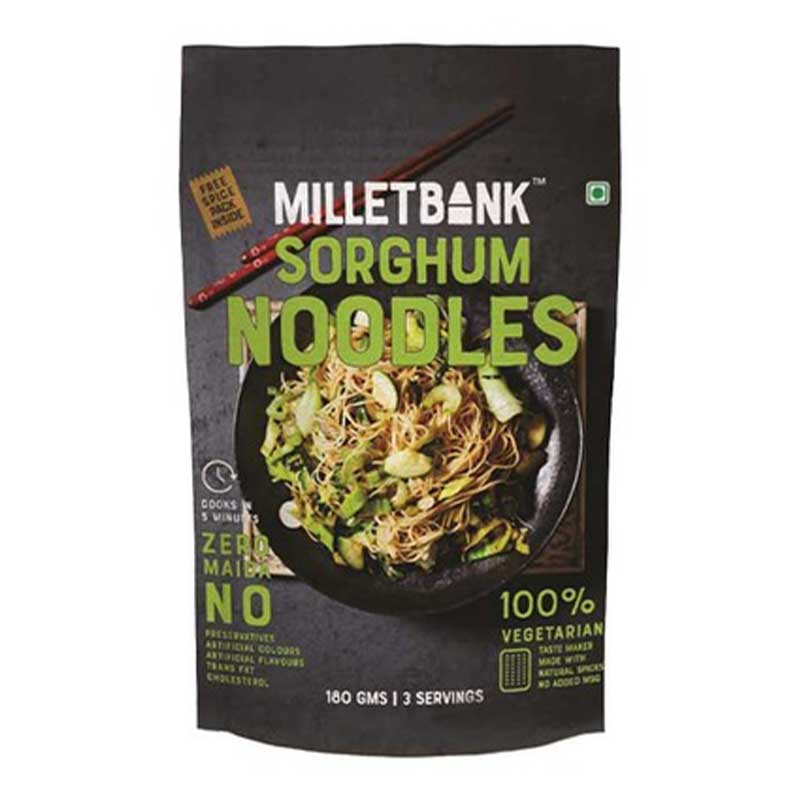 MILLET BANK SORGHUM HAKKA NOODLES 180GM