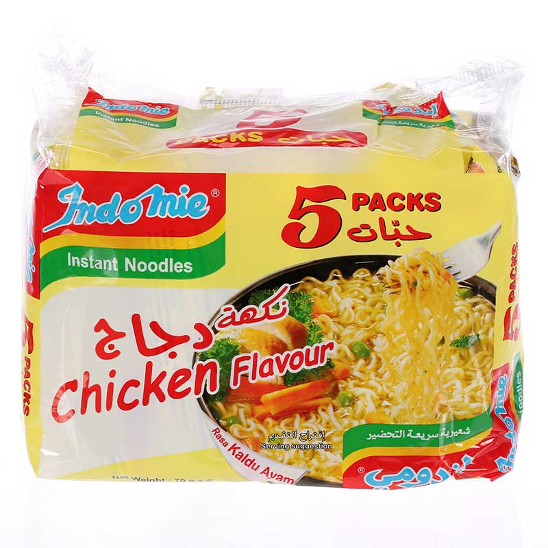 INDOMIE NOODLES CHICKEN 5x70GM