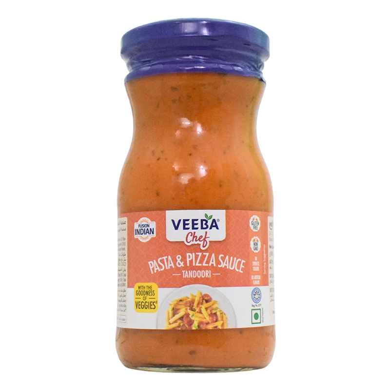 VEEBA TANDOORI PASTA &amp; PIZZA SAUCE 380GM