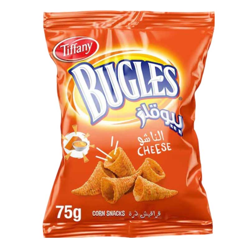 TIFFANY BUGLES CHIPS CHEESE 75GM