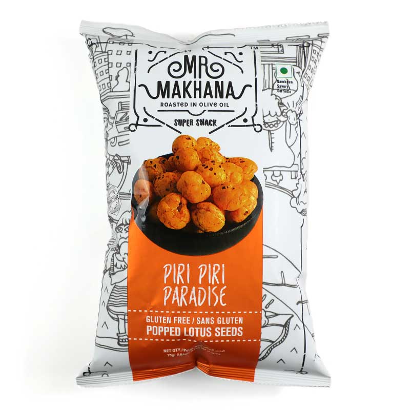 MR MAKHANA PIRI PIRI 75GM