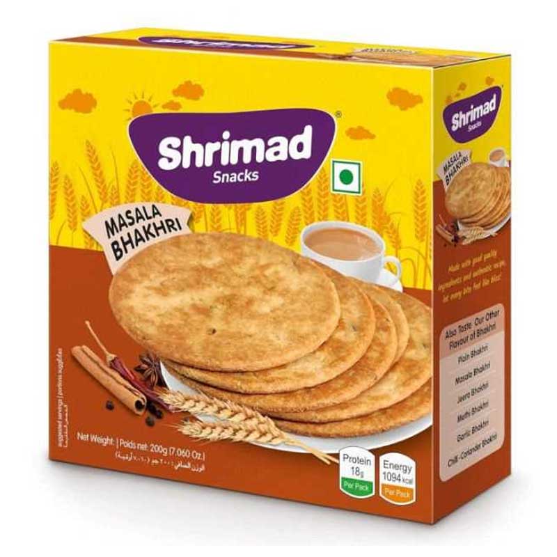 SHRIMAD MASALA  BHAKRI 200GM