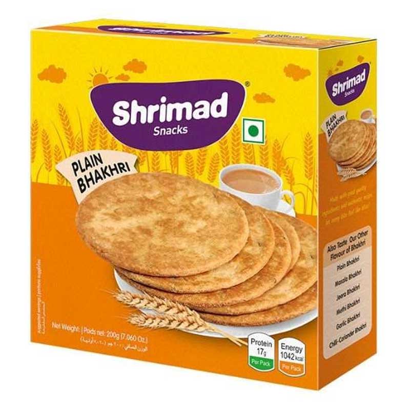 SHRIMAD PLAIN BHAKRI 200GM