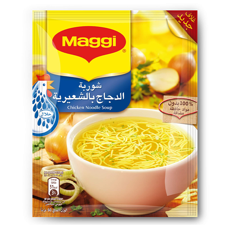 MAGGI SOUP CHICKEN NOODLE 60G