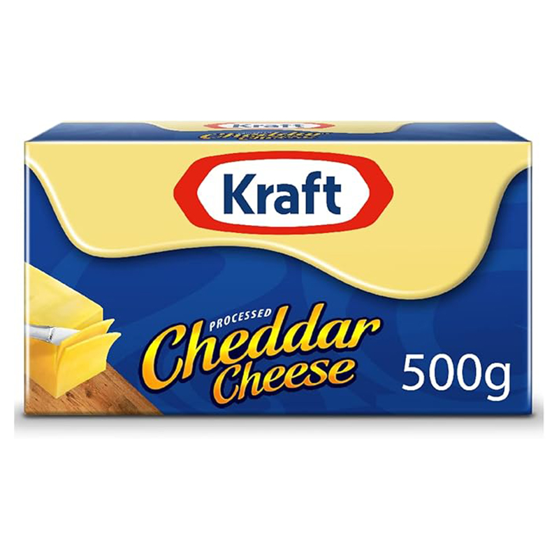 KRAFT CHEDDAR CHEESE 500GM