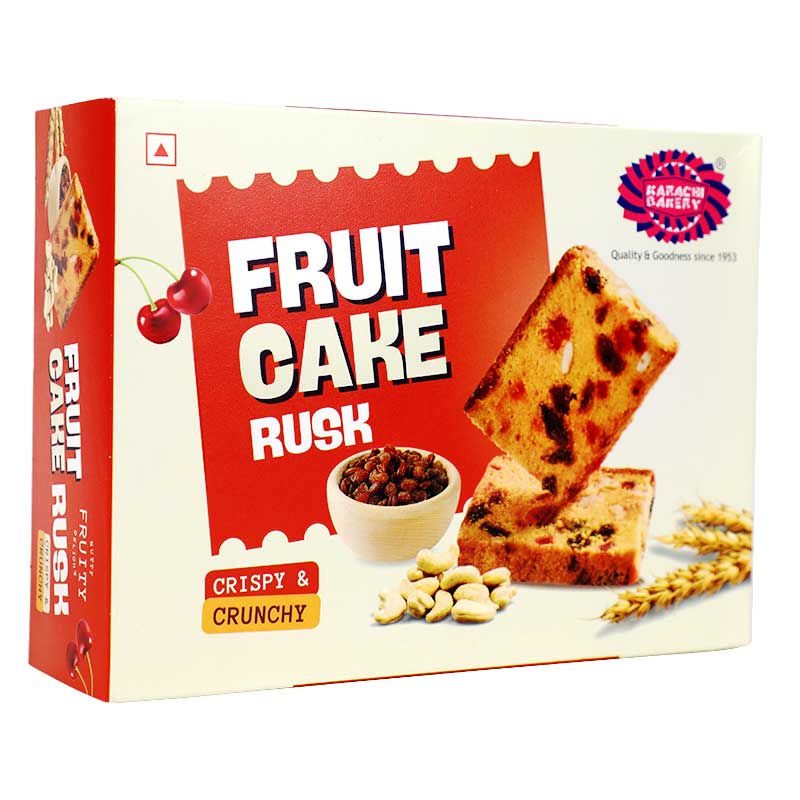 KARACHI BAKERY FRUIT CAKE RUSK 400GM