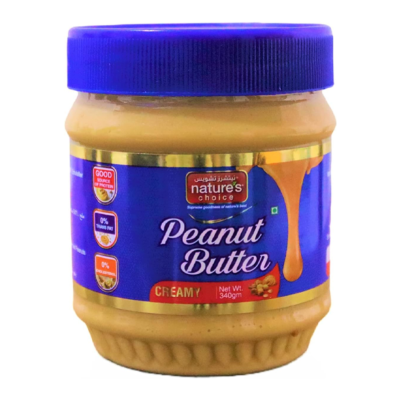 NATURES CHOICE PEANUT BUTTER CREAMY 340GM