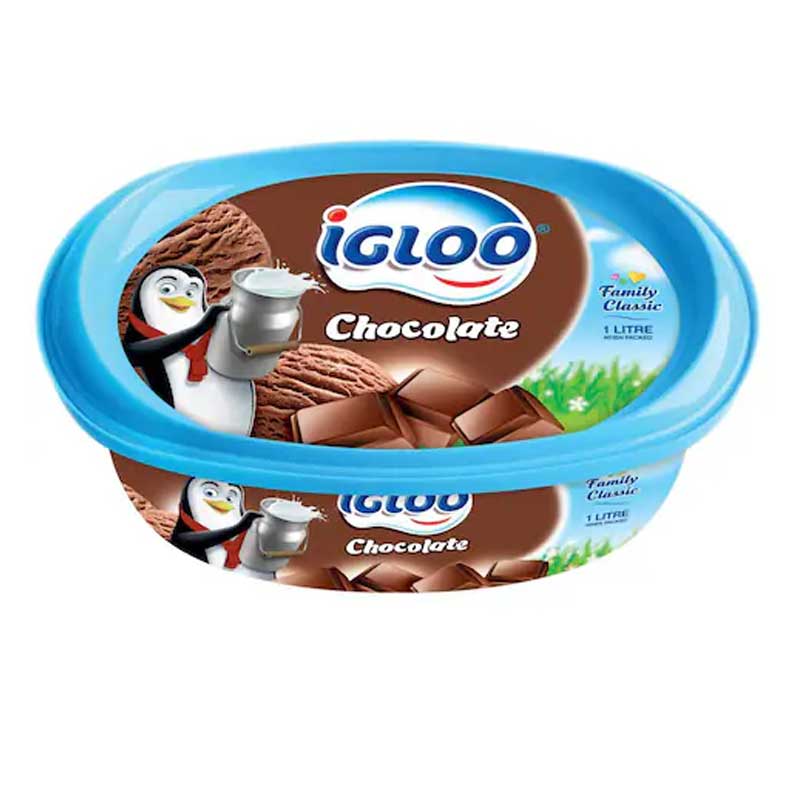 IGLOO MB TUB CHOCO 1LTR