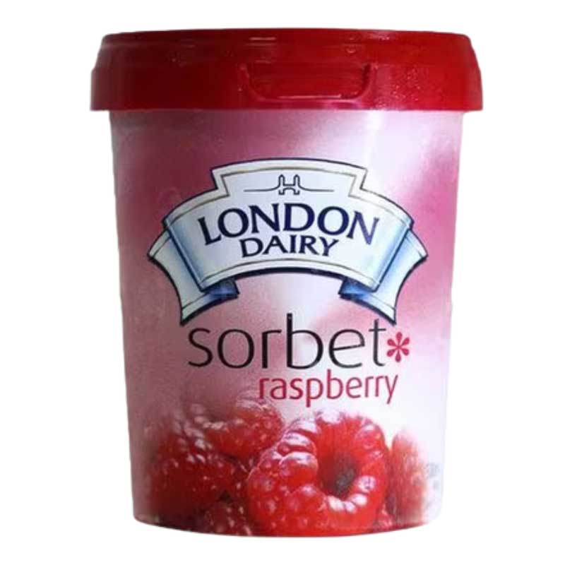 LONDON DAIRY SORBET RASBERRY 500ML