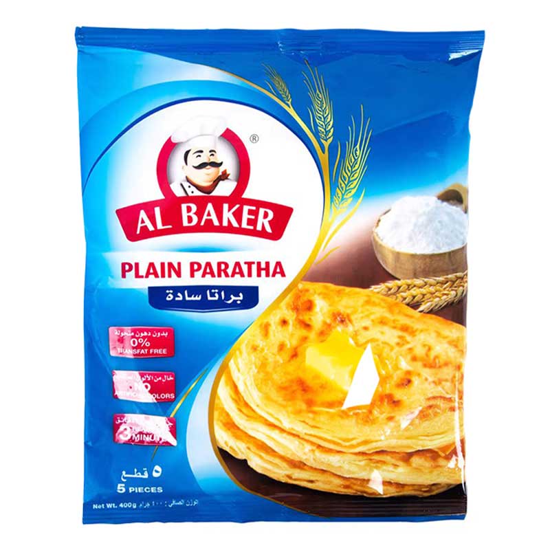 AL BAKER FRZN PLAIN PARATHA 5s 400GM