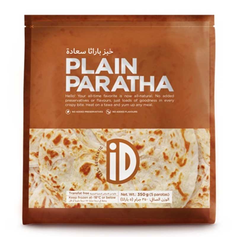 ID FROZEN PLAIN PARATHA 350GM