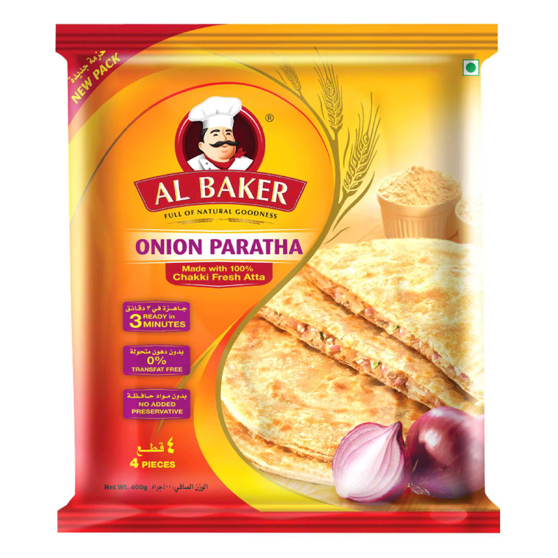 AL BAKER ONION PARATHA 400GM