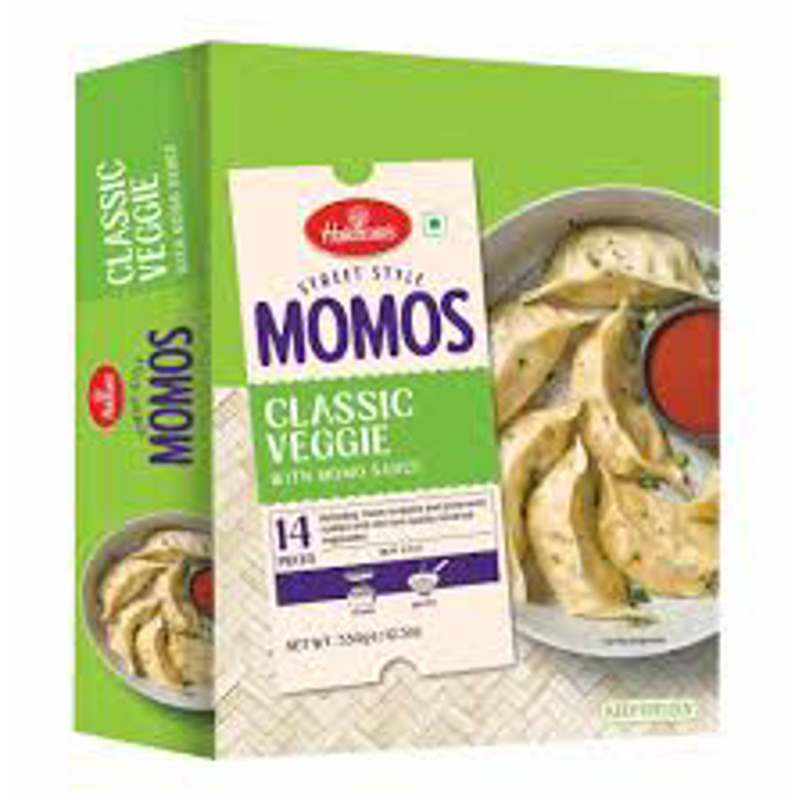 HALDIRAMS CLASSIC VEGGIE MOMOS 350GM (14PC)