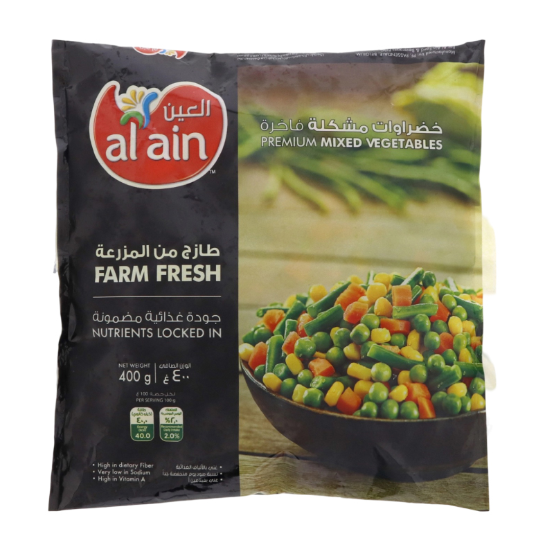 AL AIN MIXED VEGETABLES 400GM