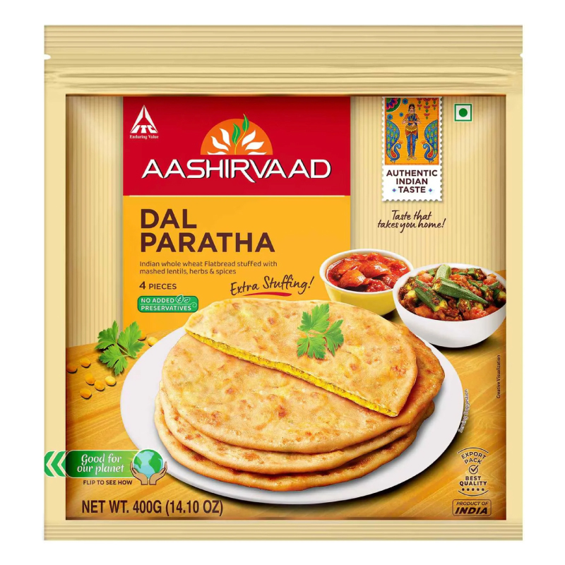AASHIRVAAD DAL PARATHA 400GM