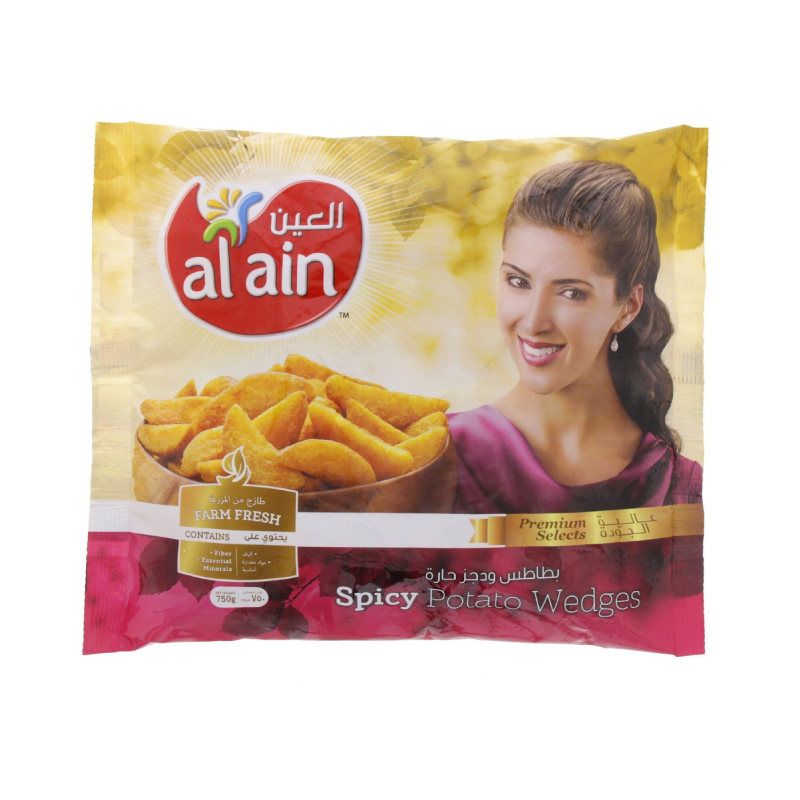 AL AIN WEDGES SPICY 750GM