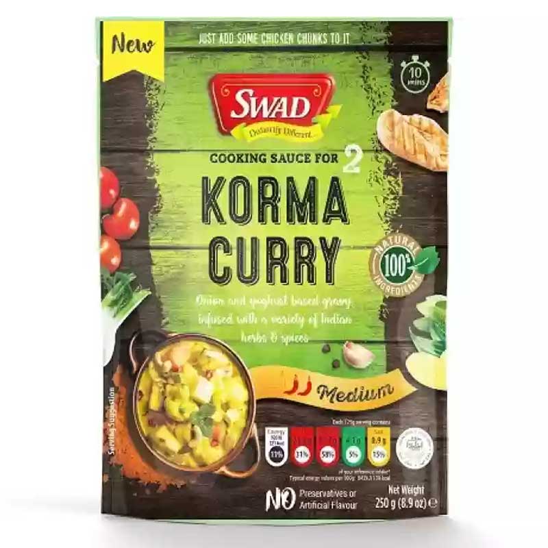 SWAD KORMA CURRY SAUCE 250GM