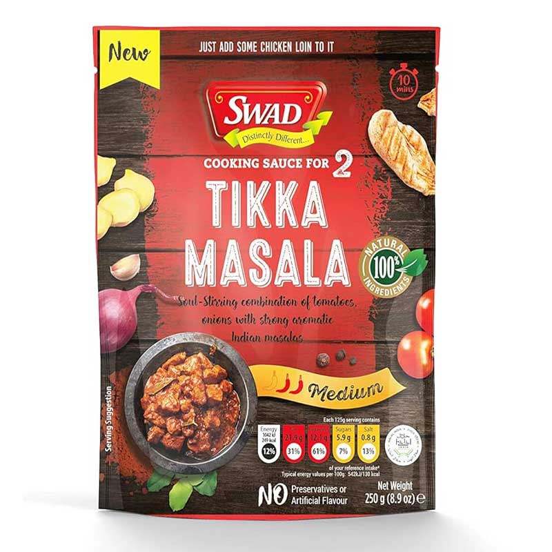 SWAD TIKKA MASALA SAUCE 250GM