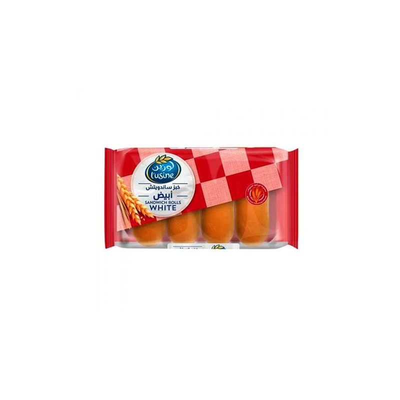 LUSINE SANDWICH ROLL WHITE 200GM