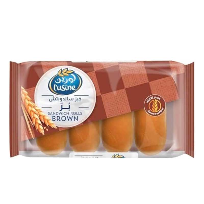 LUSINE SANDWICH ROLL BROWN 200GM