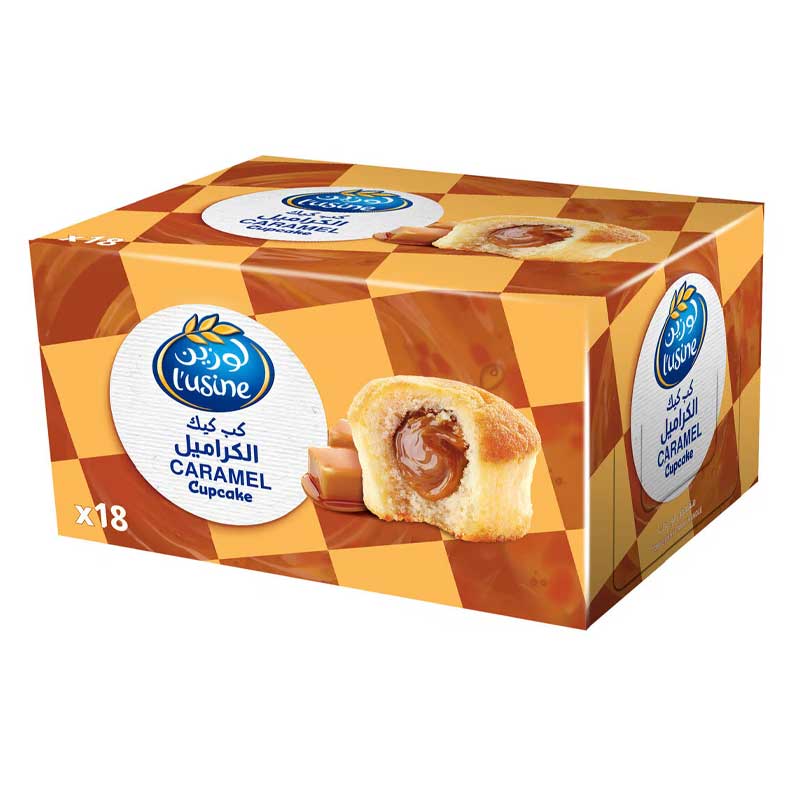 LUSINE CUP CAKE CARAMEL 540GM