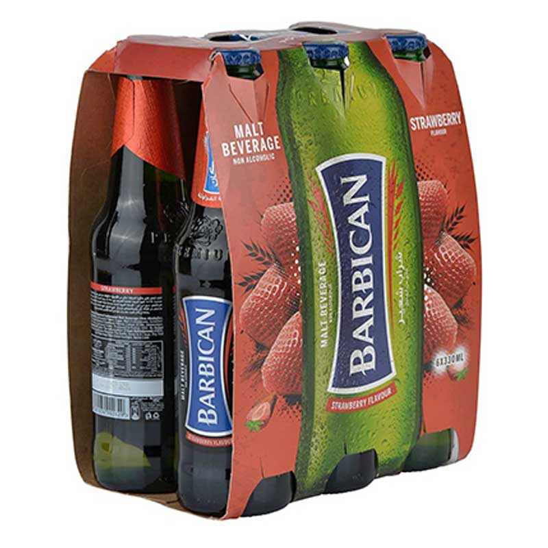 BARBICAN  STRAWBERRY DRINK 330ML