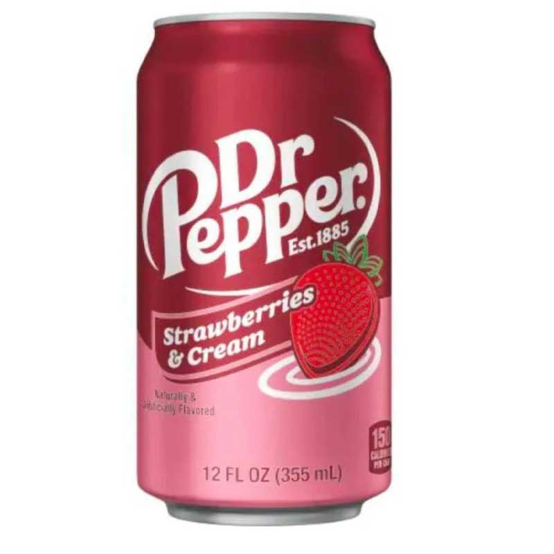 DR PEPPER STRAWBERRIES &amp; CREAM 355ML