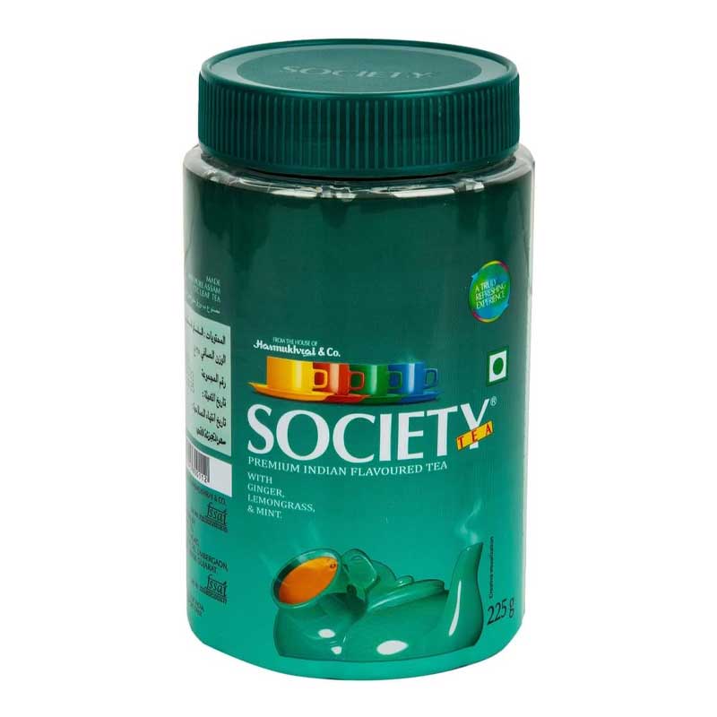 SOCIETY INDIAN LEAF TEA GINGER JAR 225GM