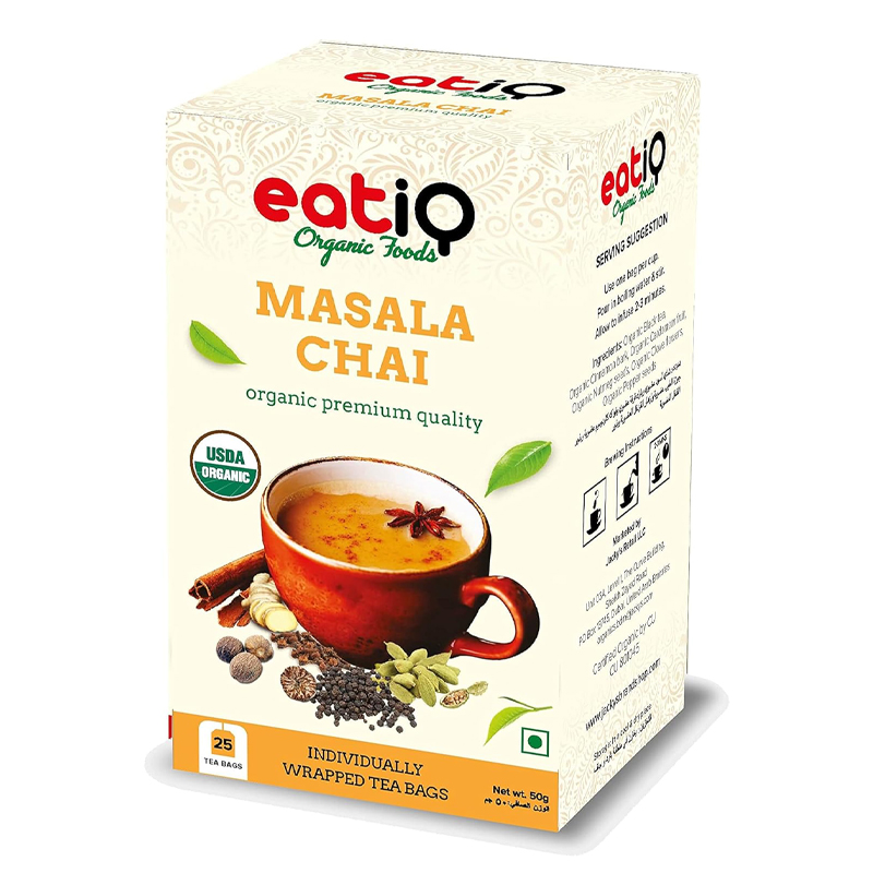 EATIQ ORGANIC  MASALA CHAI  50GM