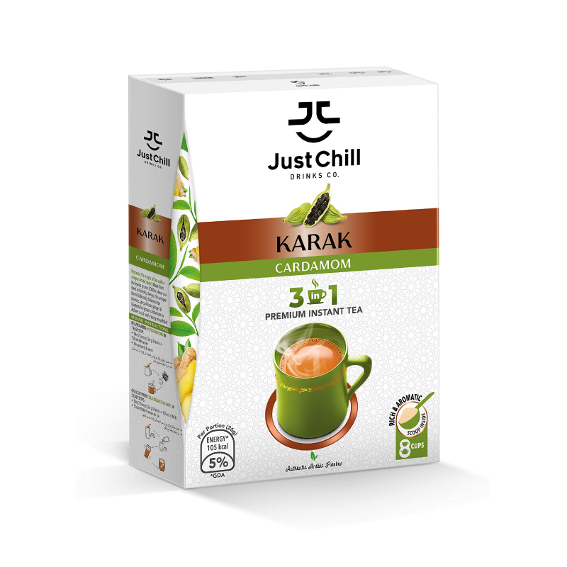 JUST CHILL KARAK CARDAMOM CHAI 26GM
