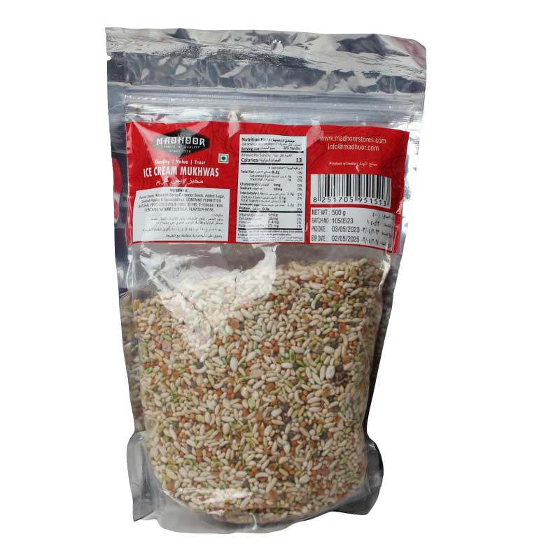 MADHOOR MUKHWAS ICE CREAM 500GM