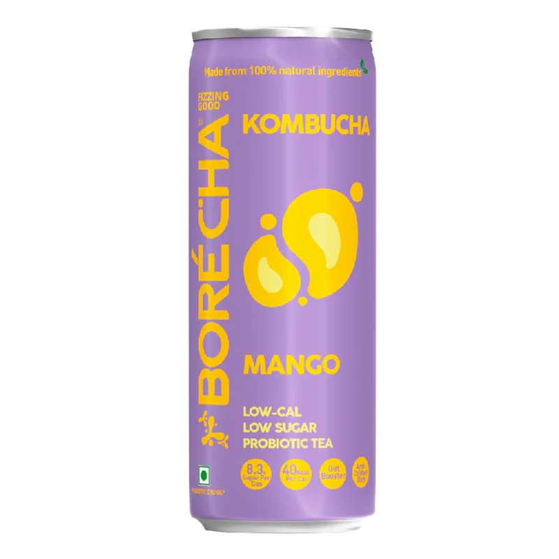 BORÉCHA KOMBUCHA MANGO LOW-CAL PREBIOTIC TEA 330 ML