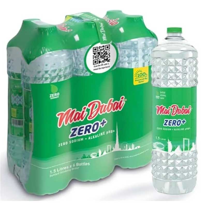 MAI DUBAI ALKALINE ZERO SODIUM 1.5LTR