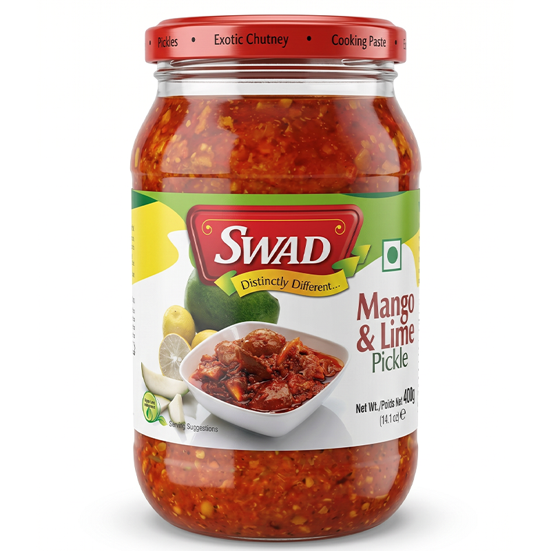 SWAD MANGO &amp; LIME PICKLE 400GM