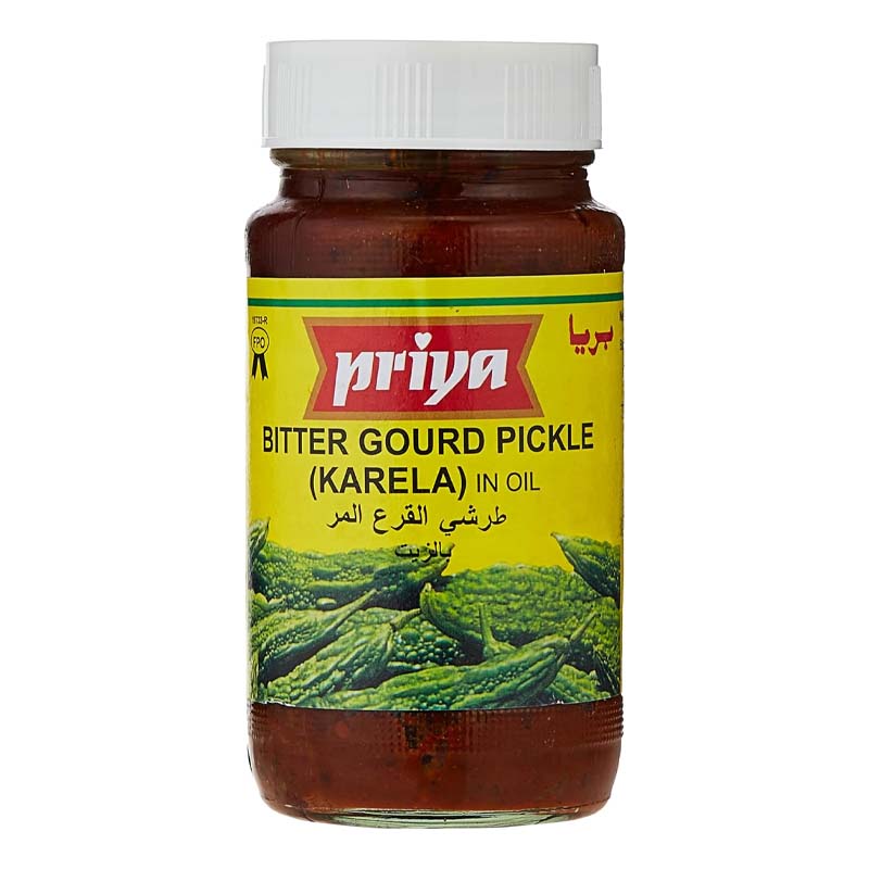 PRIYA BITTERGOURD KARELA PICKLE IN OIL 300GM