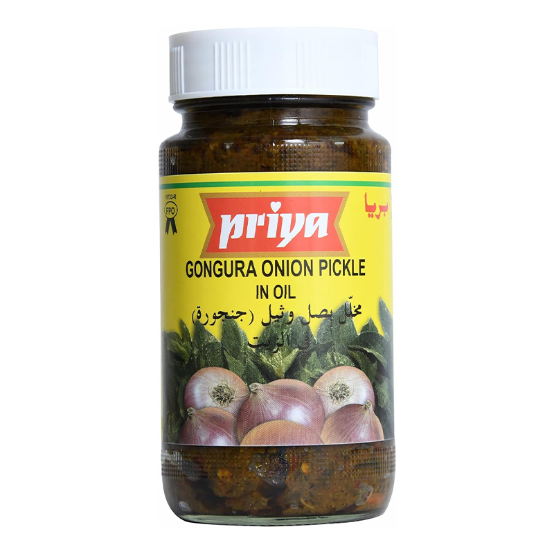 PRIYA GONGURA ONION PICKLE IN OIL 300GM