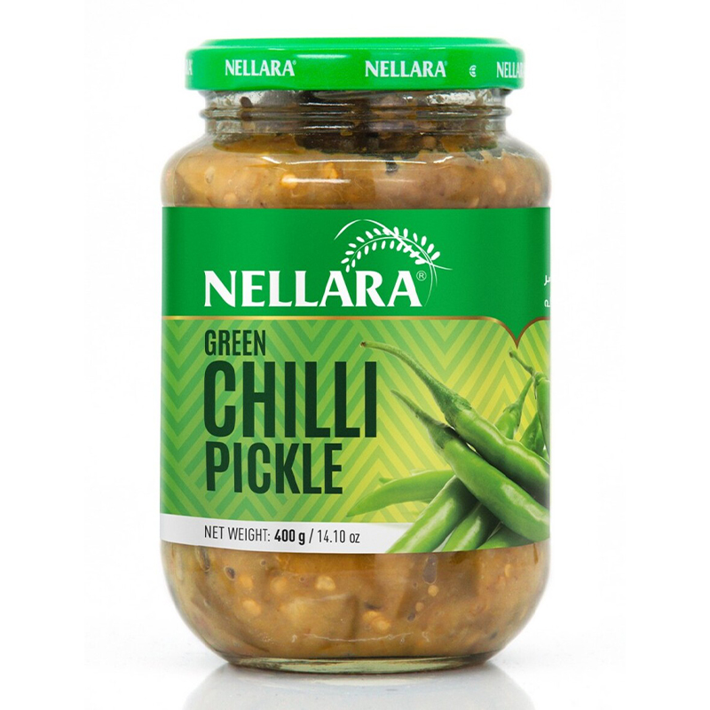 NELLARA PICKLE GREEN CHILLY 400GM