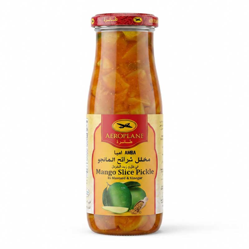 AEROPLANE PICKLE SLICE MANGO 450GM