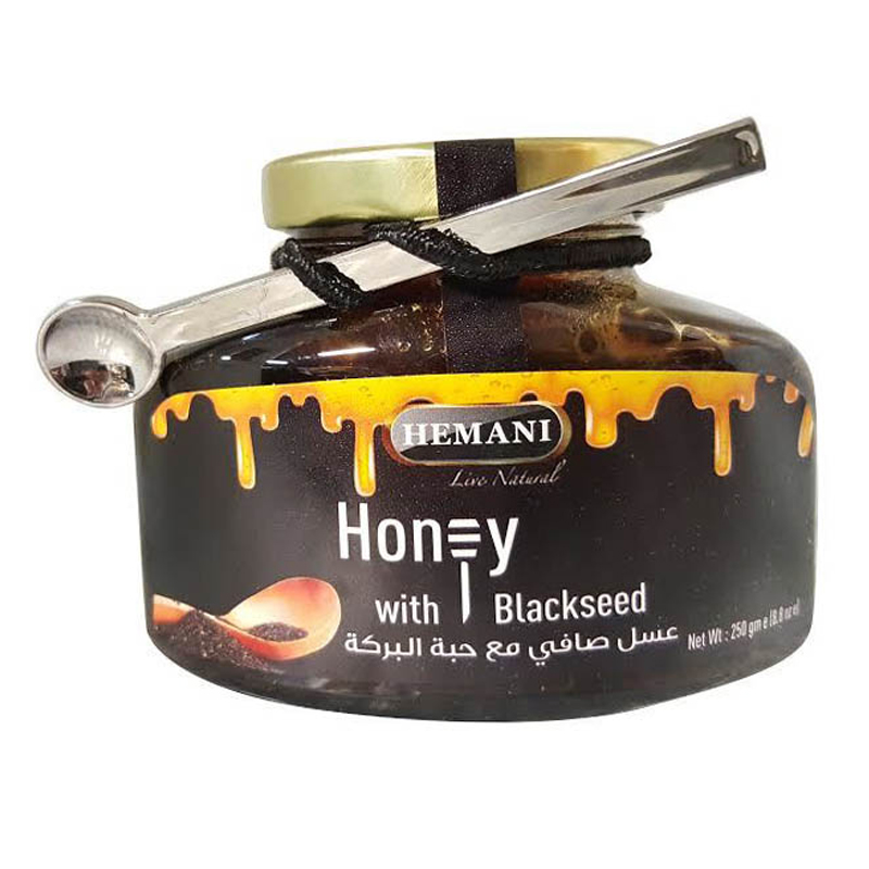 HEMANI HONEY BLACK SEED 250GM