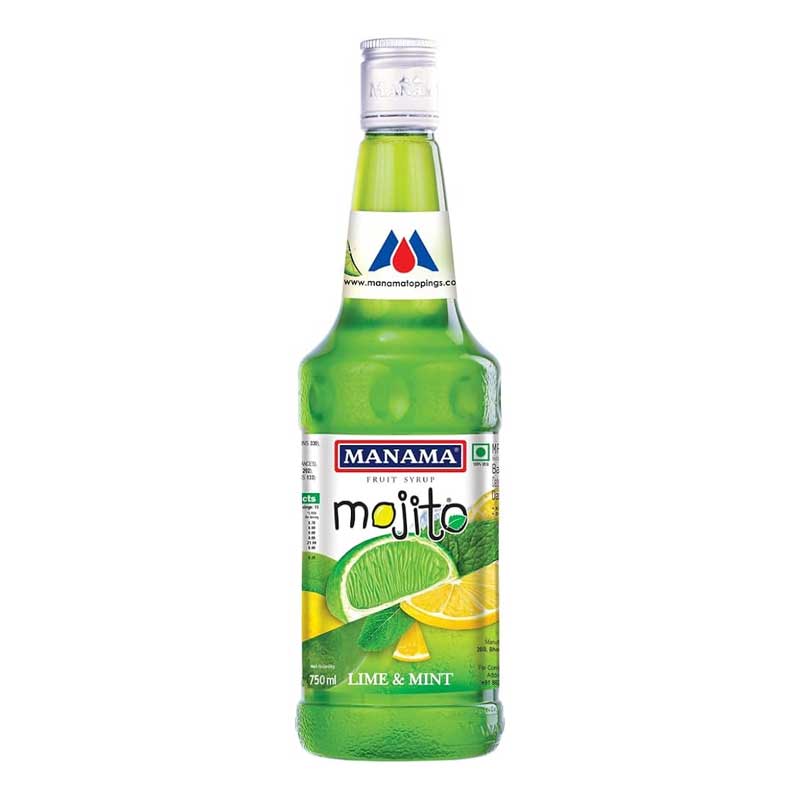 MANAMA MOJITO LIME &amp; MINT SYRUP 750ML