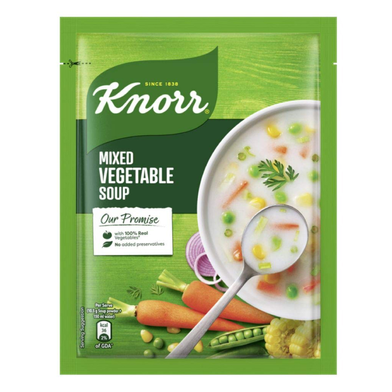 KNORR MIX VEG SOUP 40GM