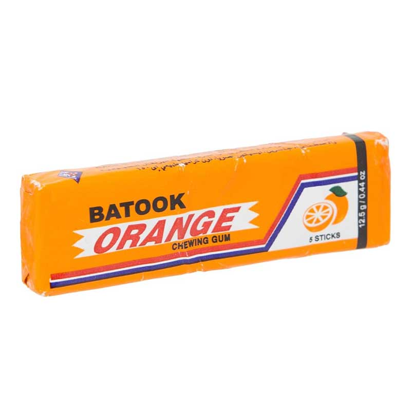 BATOOK CHEWING GUM ORANGE 5 STICK