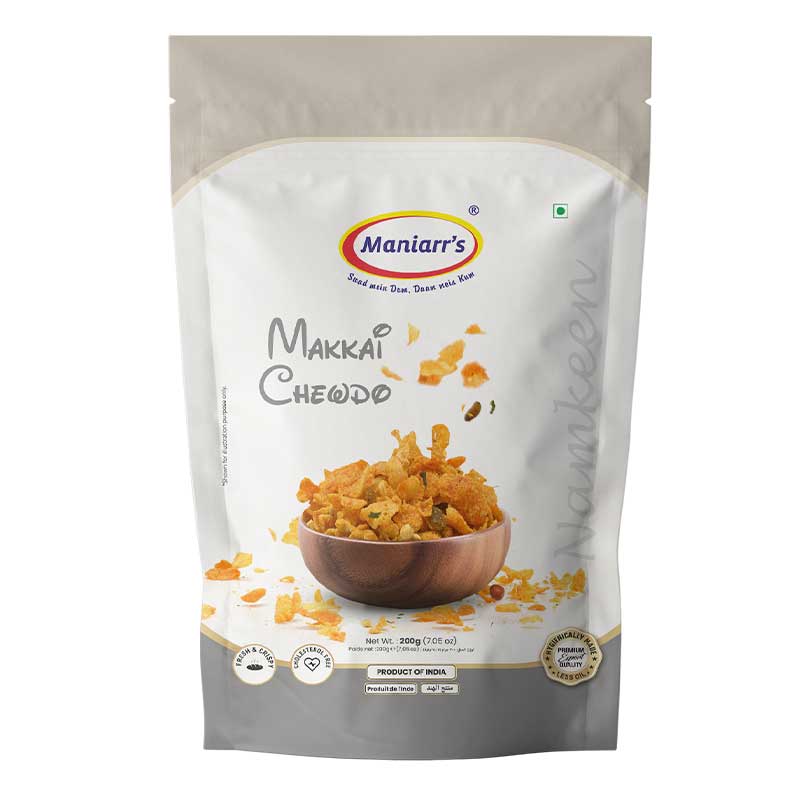 MANIARRS MAKAI CHEWDO NAMKEEN 200GM