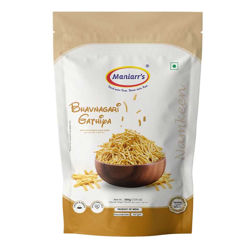 MANIARRS BHAVNAGARI GANTHIYA NAMKEEN 200GM