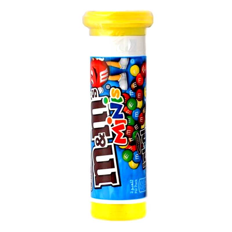 M&amp;M CHOC MINIS TUBE30.6GM